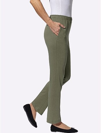 Pantalons de loisirs avec ceinture élastique et motifs variés - Taille standard - Moda Vilona
