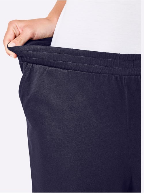 Pantalons Jersey Fin - Taille Courte - Witt - Lot de 2 - Kiabi Pantalons Jersey Fin - Taille Courte - Witt - Lot de 2 - Kiabi