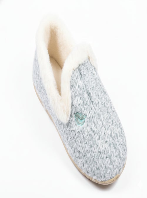 Pantoufle Charentaise femme hiver - Kiabi