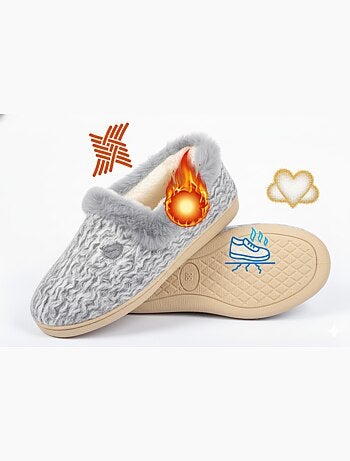 Pantoufle Charentaise femme hiver