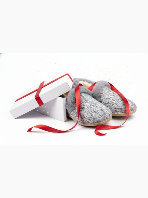 Pantoufle Charentaise femme hiver - Kiabi
