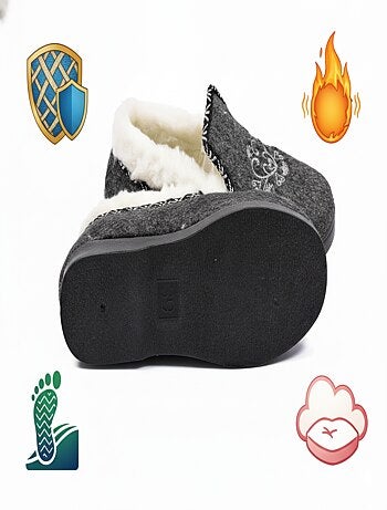 Pantoufle Charentaise femme hiver