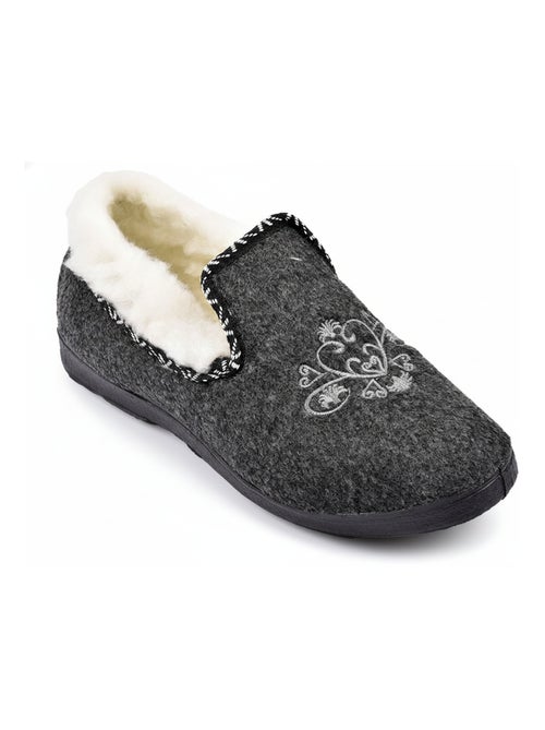 Pantoufle Charentaise femme hiver - Kiabi