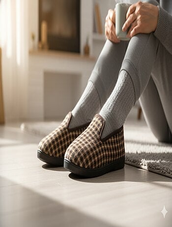 Pantoufle Charentaise femme hiver