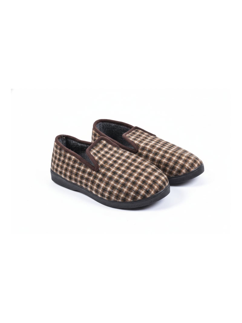 Pantoufle Charentaise femme hiver Marron chocolat - Kiabi