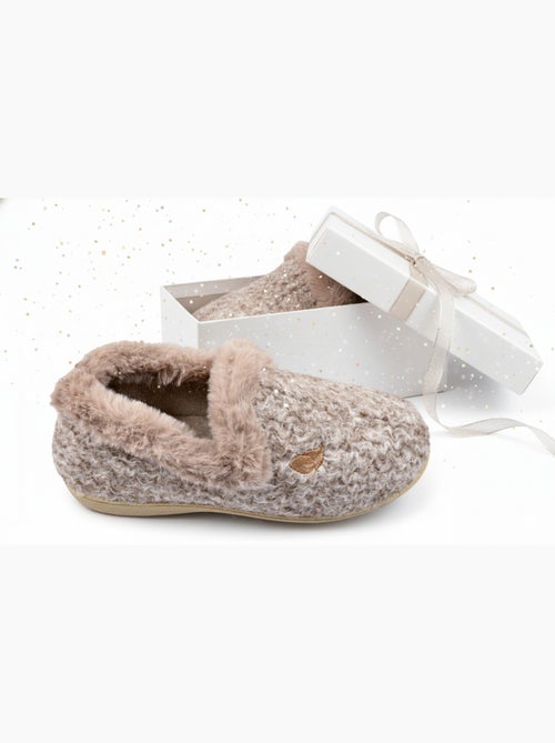 Pantoufle Charentaise femme hiver - Kiabi