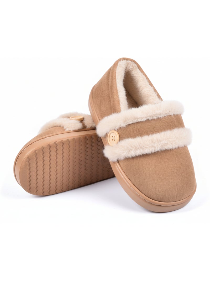 Pantoufle Charentaise femme Ultra Light MD10159 Marron - Kiabi