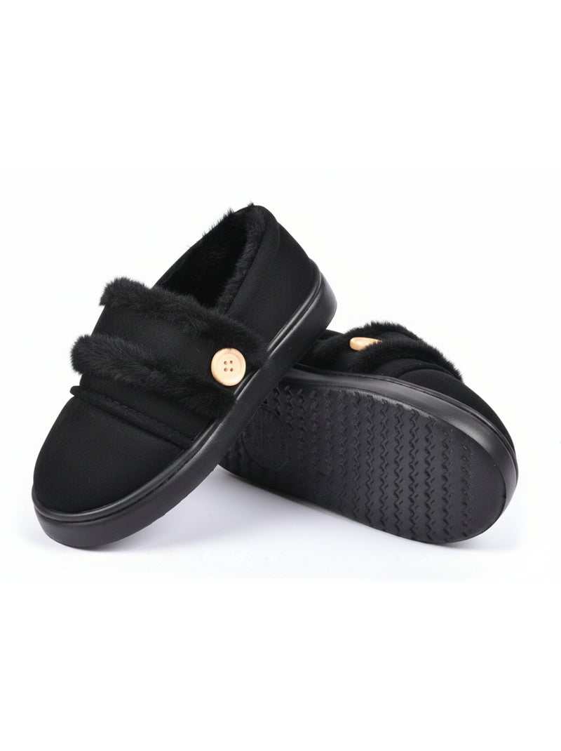Pantoufle Charentaise femme Ultra Light MD10159 Noir - Kiabi