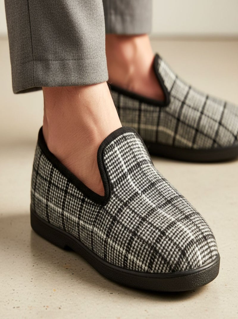 Pantoufle CHARENTAISE Homme Gris - Kiabi
