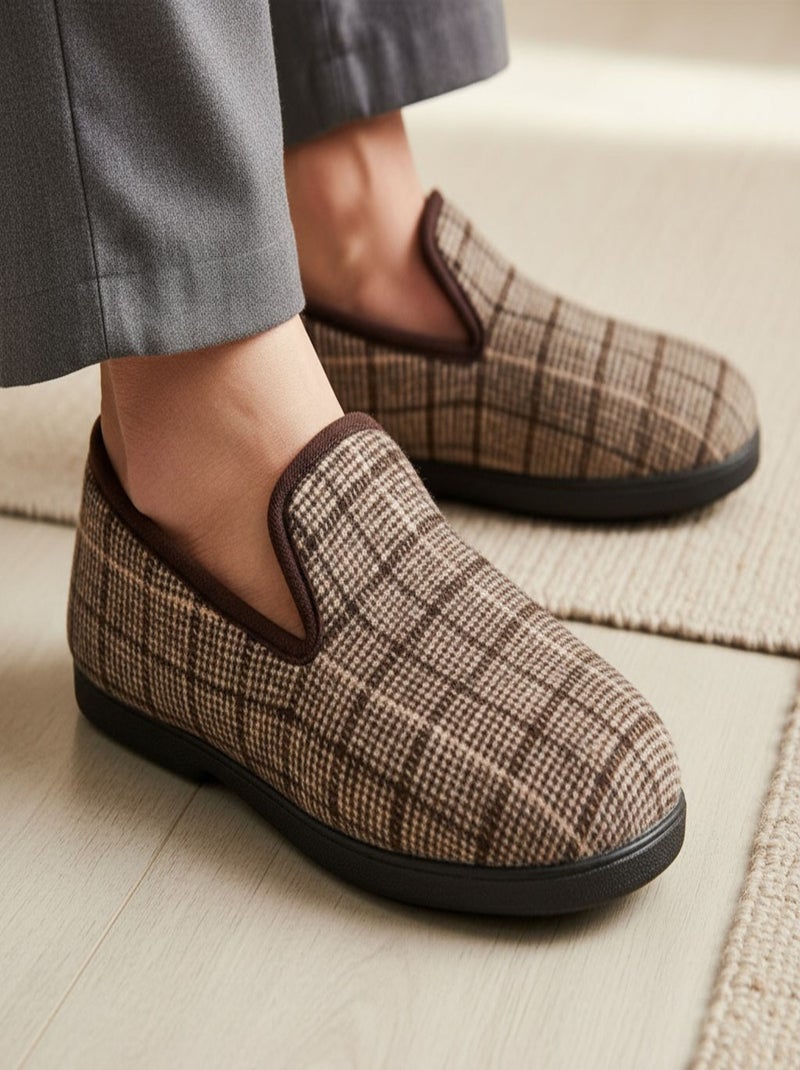 Pantoufle CHARENTAISE Homme Marron - Kiabi