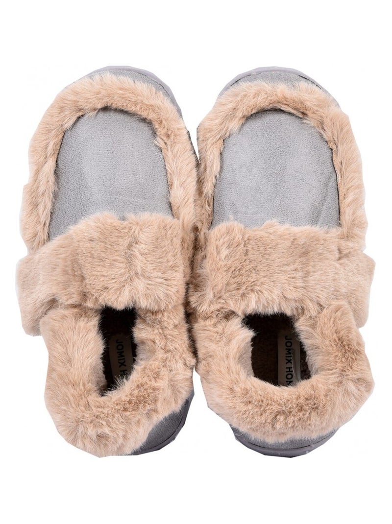 PANTOUFLE Femme Chausson COCOONING Gris - Kiabi
