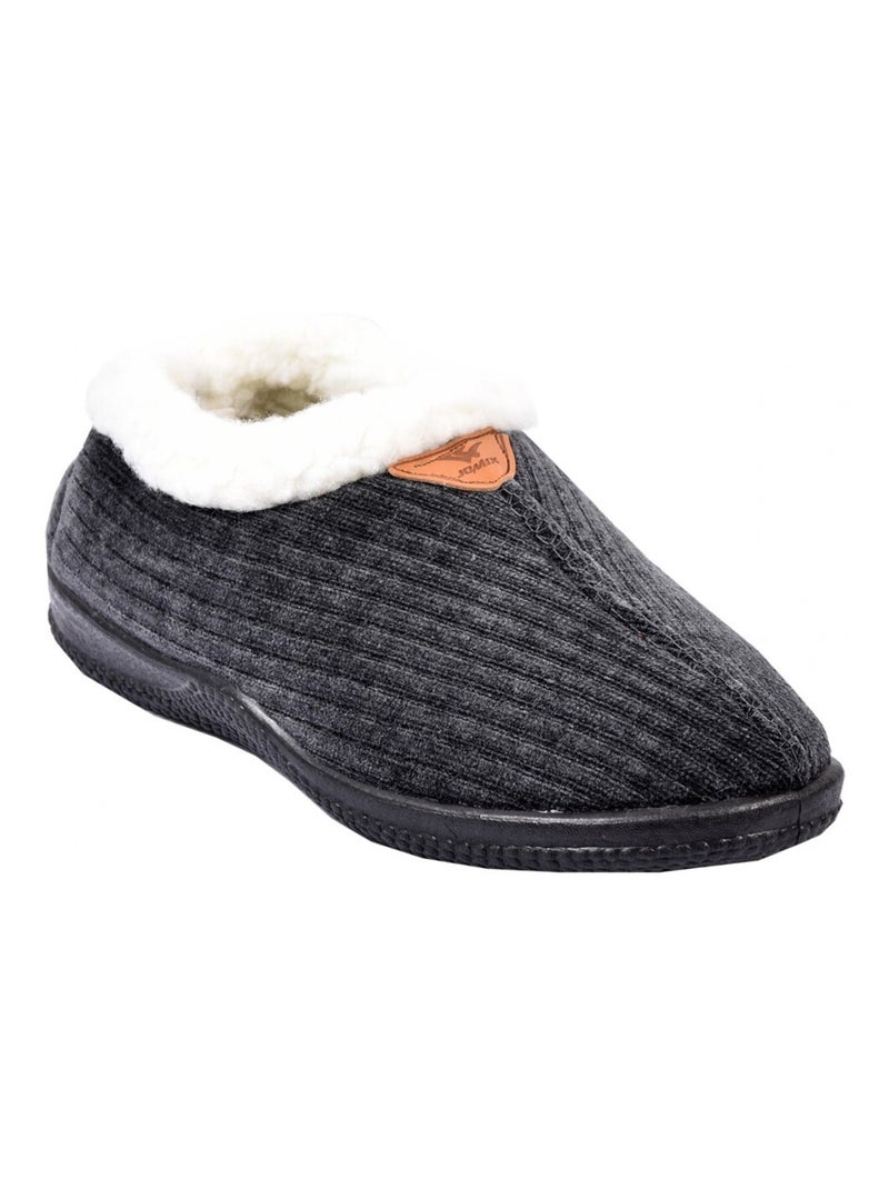 PANTOUFLE Femme Chausson COCOONING Gris - Kiabi