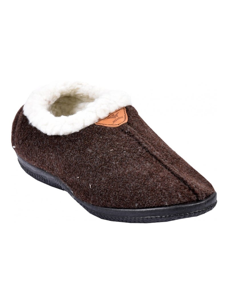 PANTOUFLE Femme Chausson COCOONING Marron - Kiabi