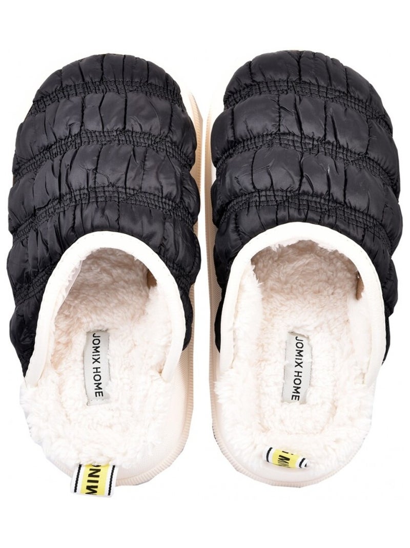 PANTOUFLE Femme Chausson COCOONING Noir - Kiabi