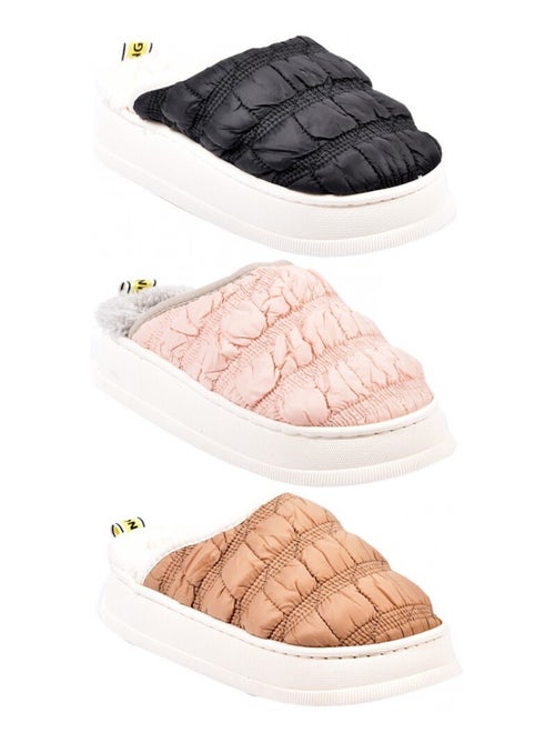 PANTOUFLE Femme Chausson COCOONING - Kiabi