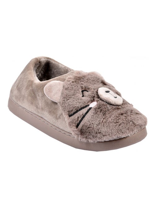 PANTOUFLE Femme Chausson Fantaisie - Kiabi