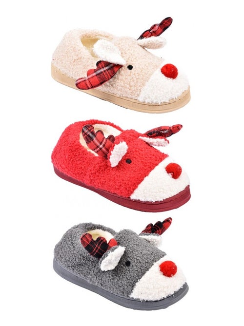 PANTOUFLE Femme Chausson Fantaisie - Kiabi