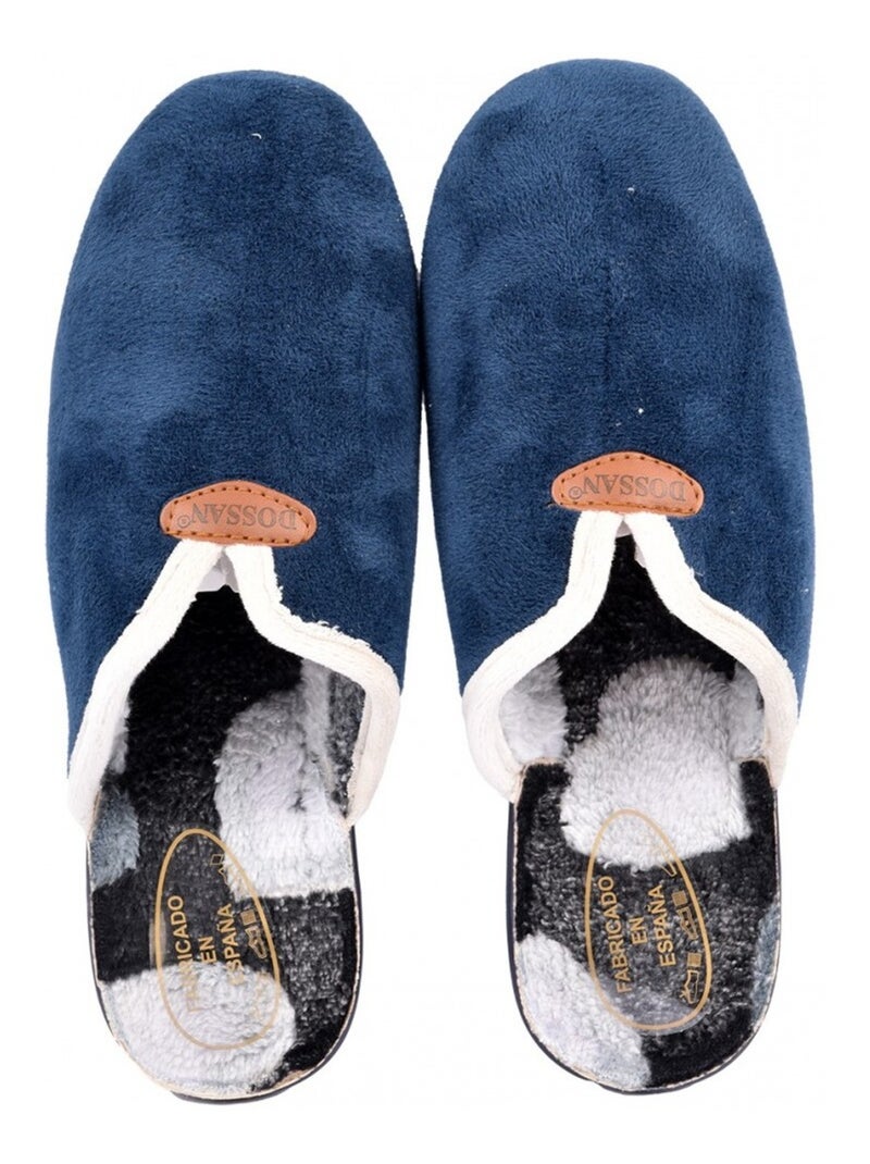 Pantoufle Femme Mule PREMIUM Bleu marine - Kiabi