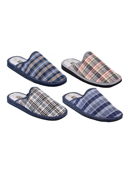 Pantoufle HOMME Mule JACQUARD - Kiabi
