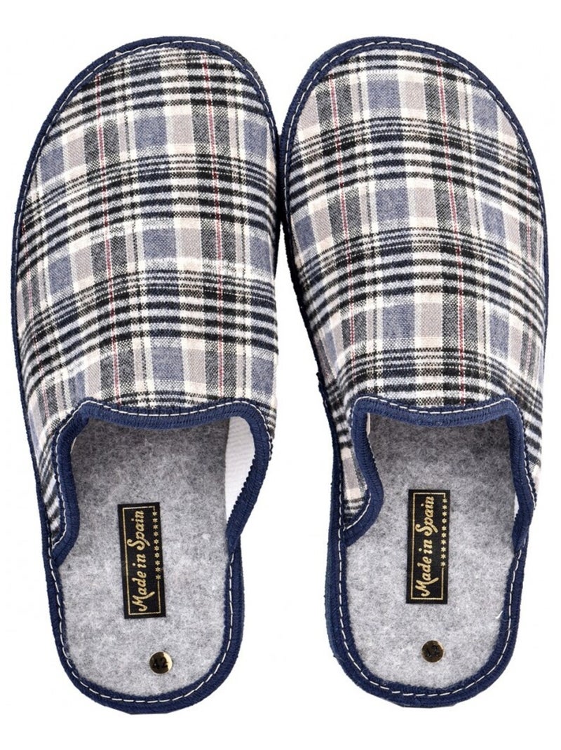 Pantoufle HOMME Mule JACQUARD Noir - Kiabi