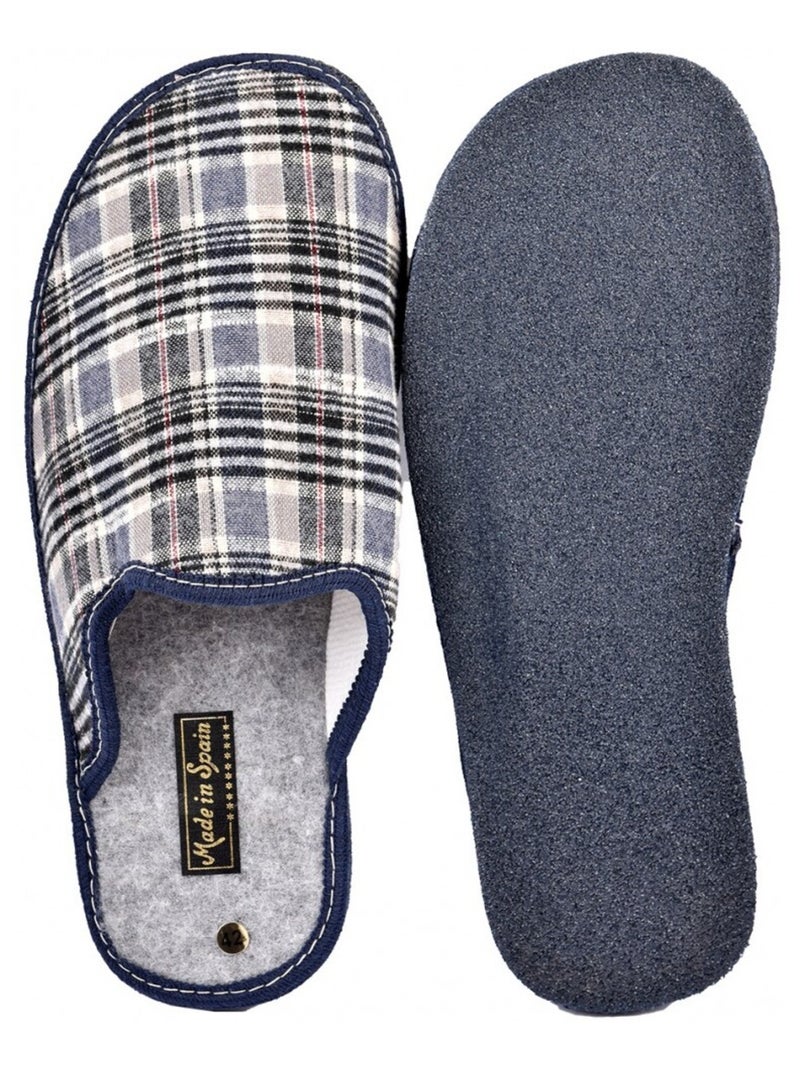 Pantoufle HOMME Mule JACQUARD Noir - Kiabi