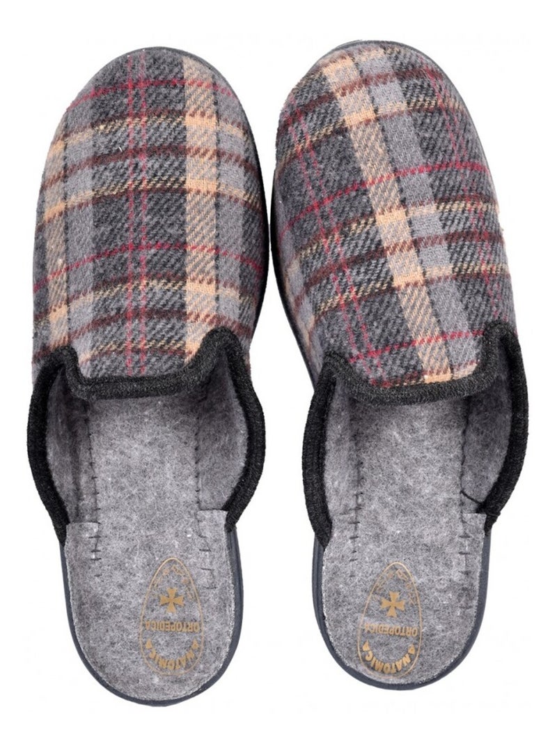 Pantoufle HOMME Mule PREMIUM Gris - Kiabi