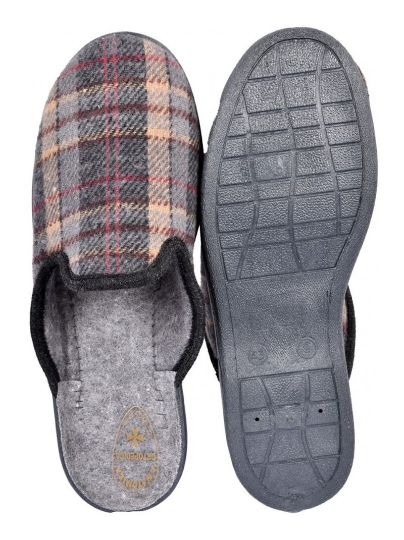 Pantoufle HOMME Mule PREMIUM Gris - Kiabi
