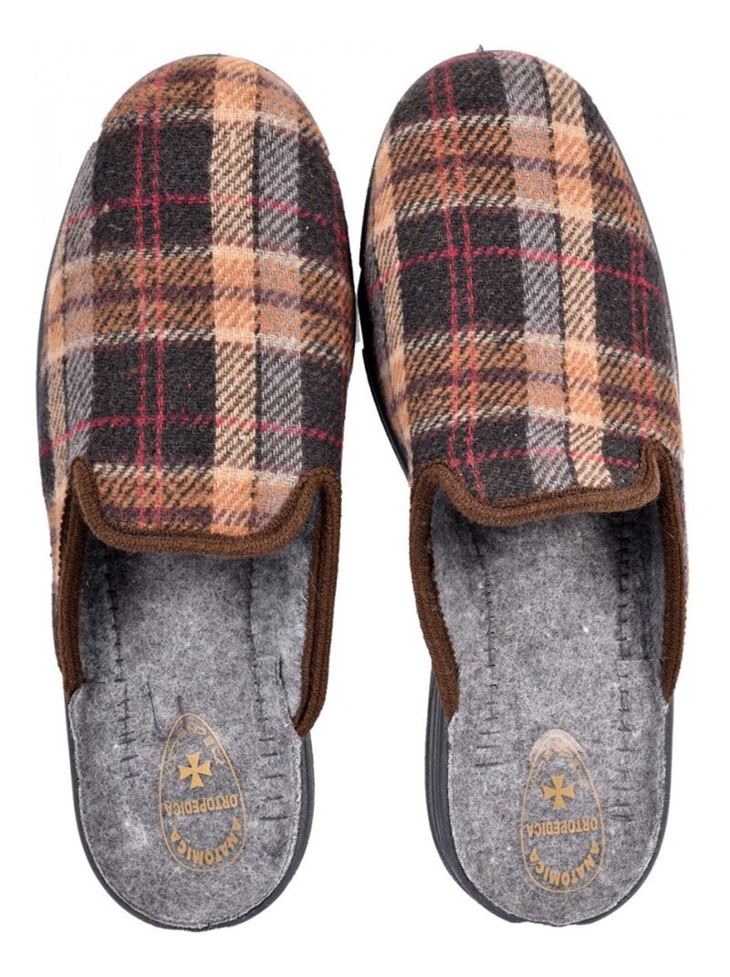 Pantoufle HOMME Mule PREMIUM Marron - Kiabi
