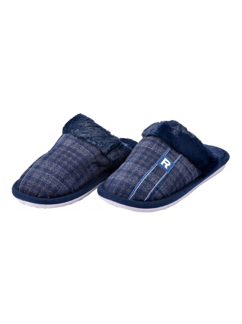 PANTOUFLE Homme PREMIUM Bleu marine - Kiabi
