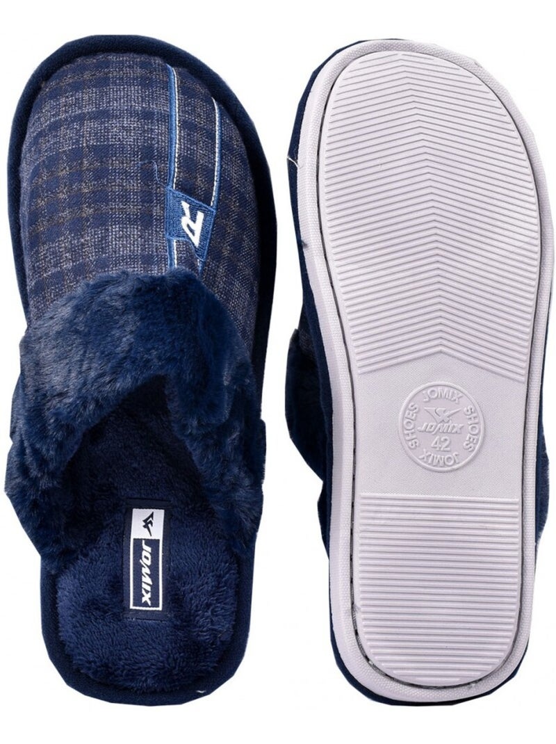 PANTOUFLE Homme PREMIUM Bleu marine - Kiabi