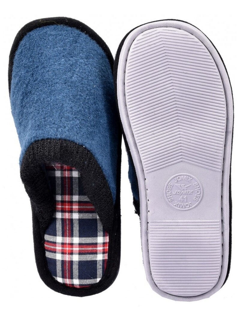 PANTOUFLE Homme PREMIUM Bleu marine - Kiabi