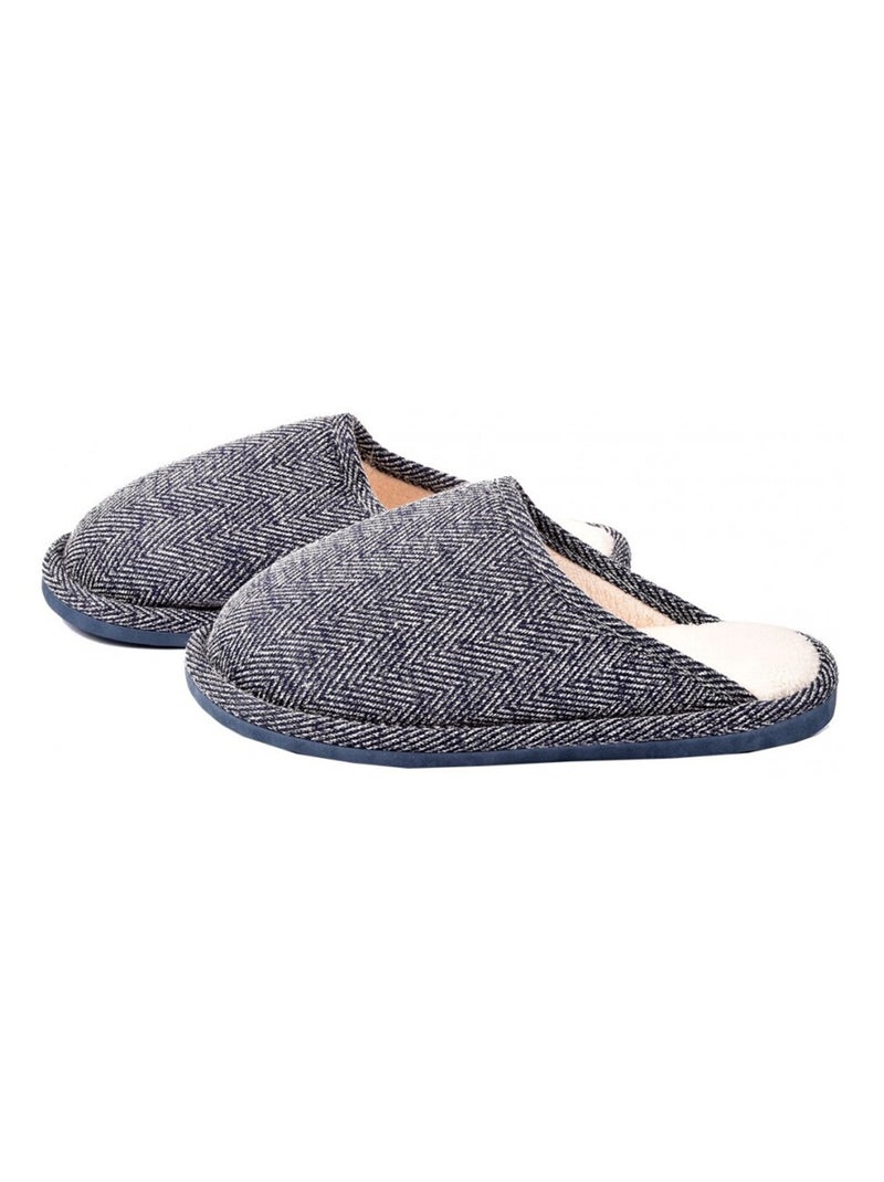 PANTOUFLE Homme PREMIUM Bleu marine - Kiabi