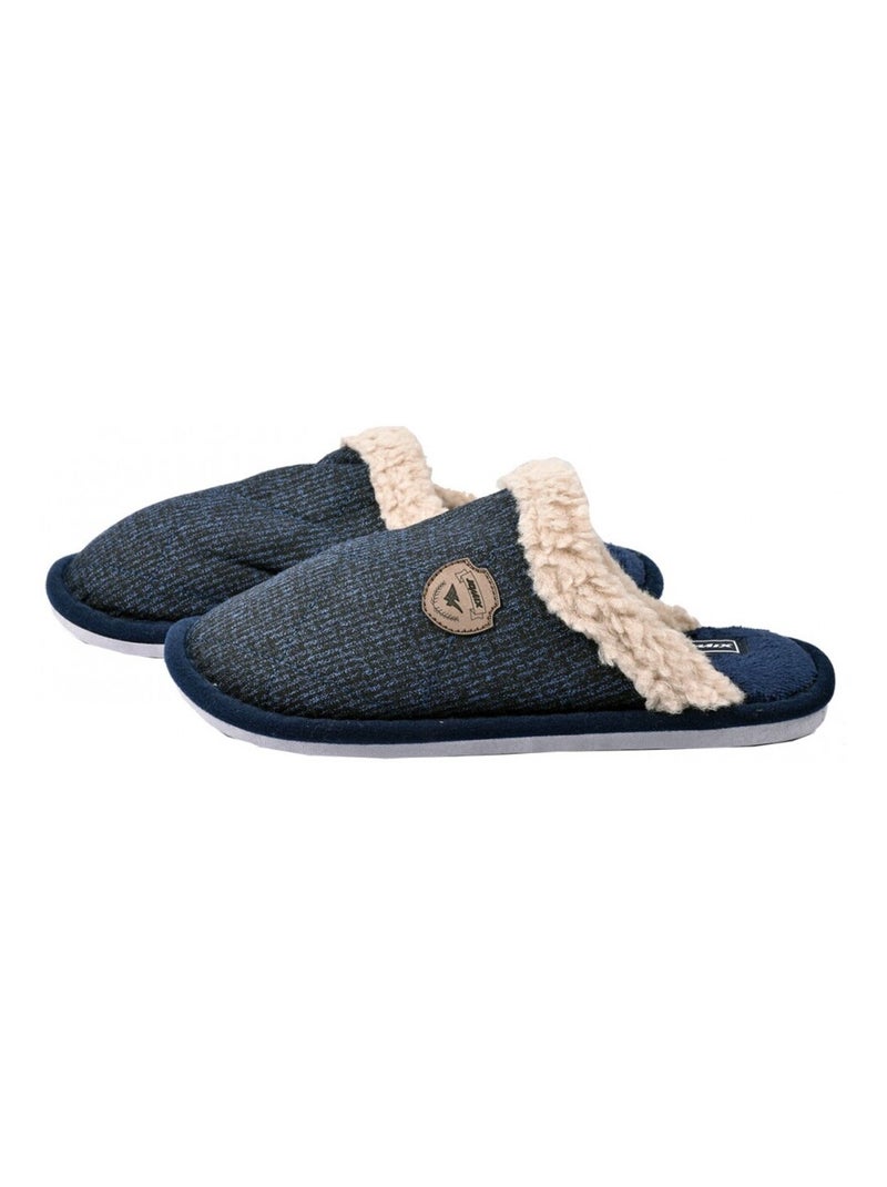 PANTOUFLE Homme PREMIUM Bleu marine - Kiabi