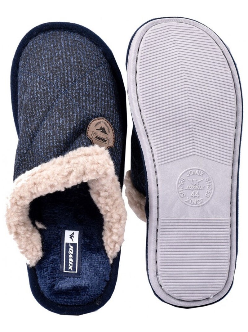 PANTOUFLE Homme PREMIUM Bleu marine - Kiabi