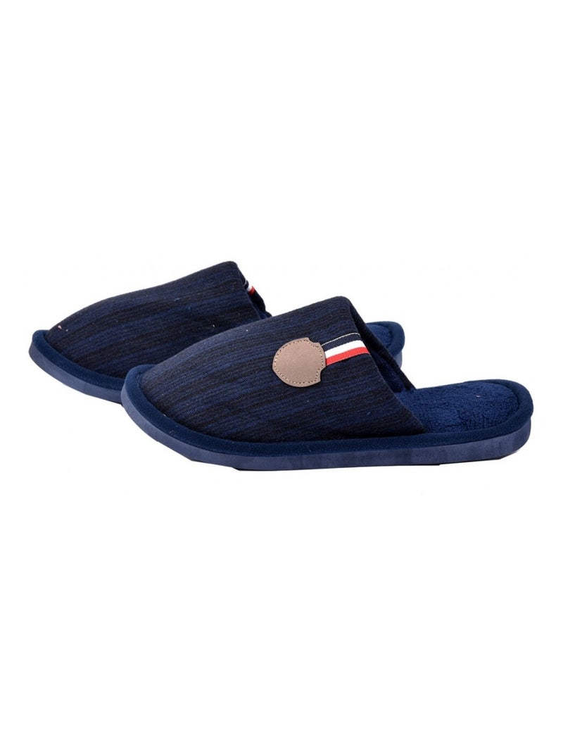PANTOUFLE Homme PREMIUM Bleu marine - Kiabi