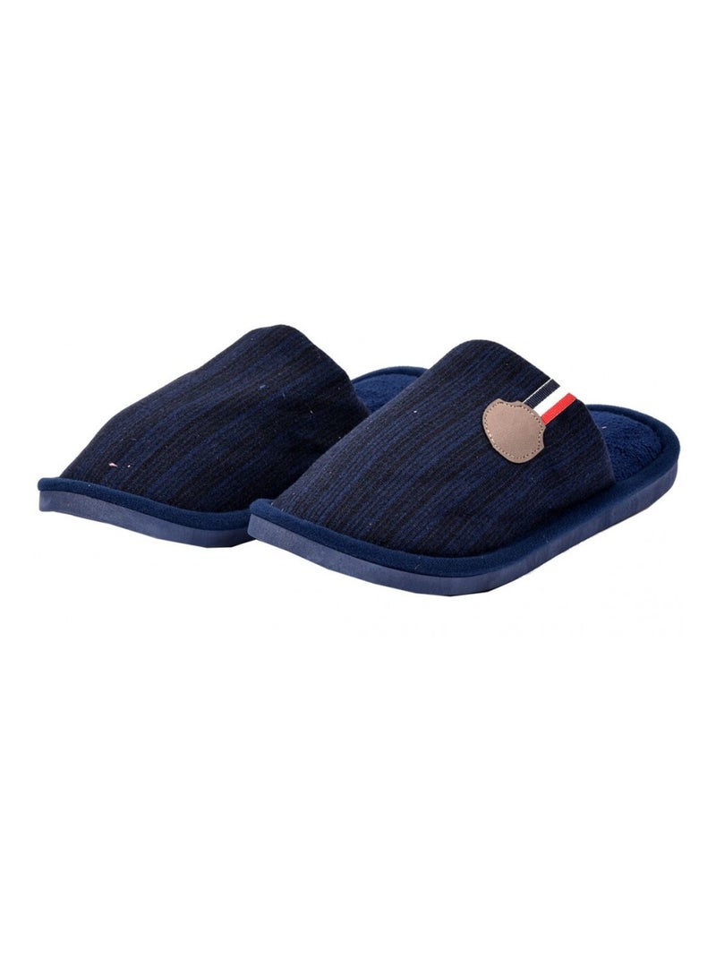 PANTOUFLE Homme PREMIUM Bleu marine - Kiabi
