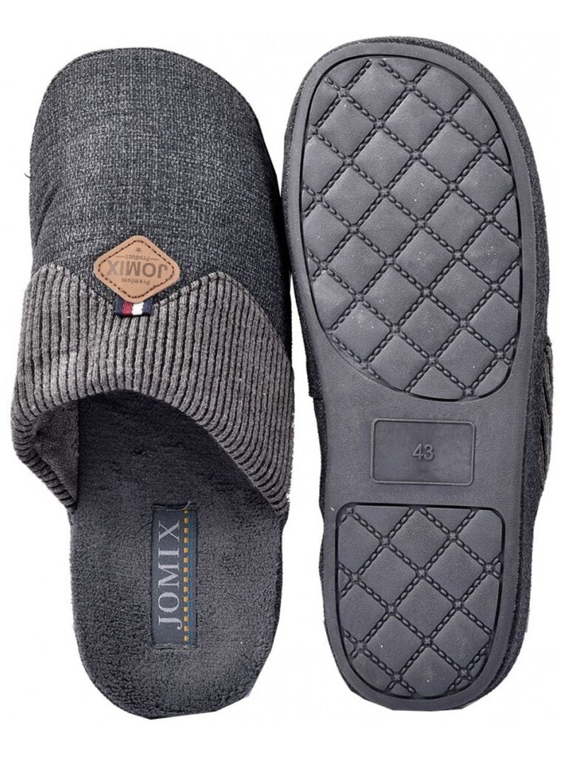 PANTOUFLE Homme PREMIUM Gris - Kiabi