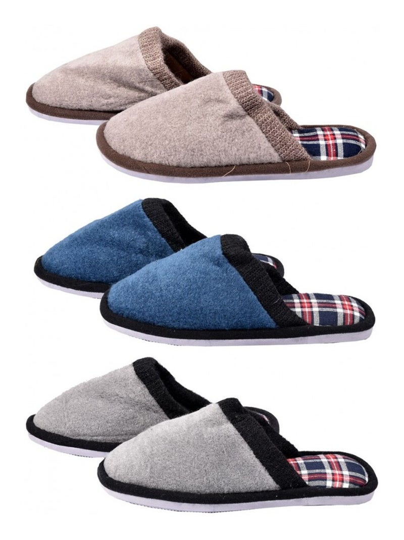 PANTOUFLE Homme PREMIUM Gris - Kiabi