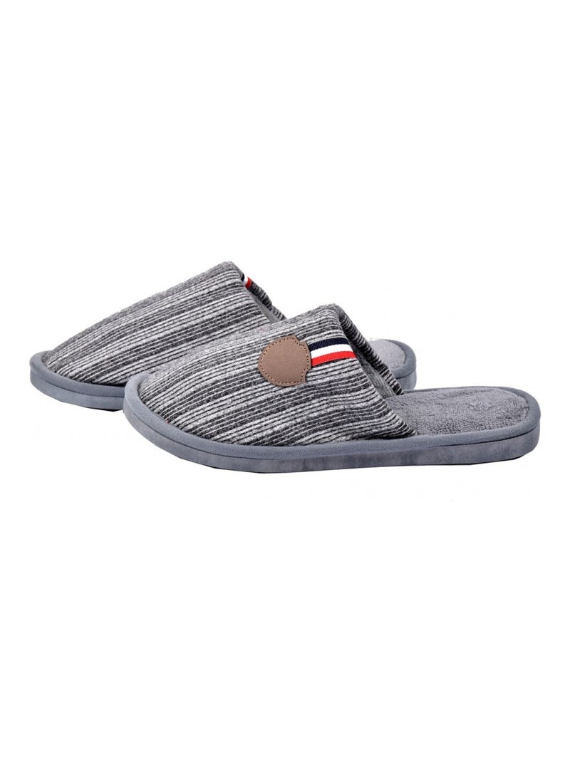 PANTOUFLE Homme PREMIUM Gris - Kiabi