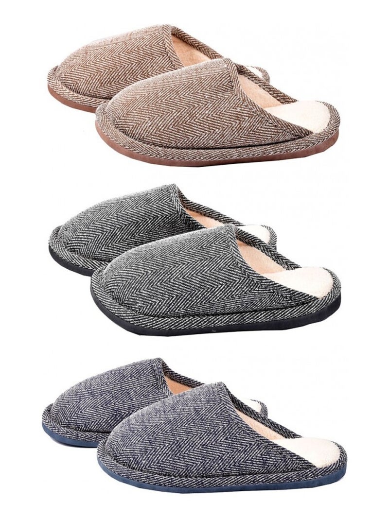 PANTOUFLE Homme PREMIUM Marron - Kiabi