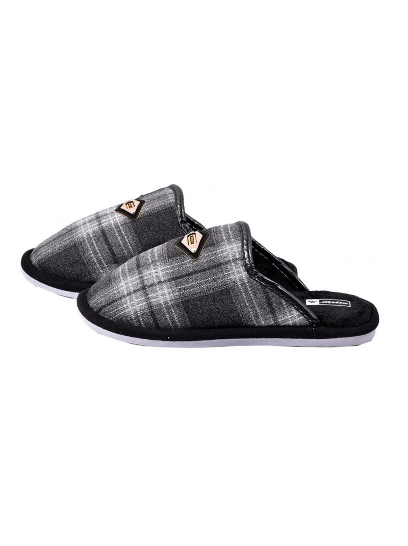 PANTOUFLE Homme PREMIUM Noir - Kiabi