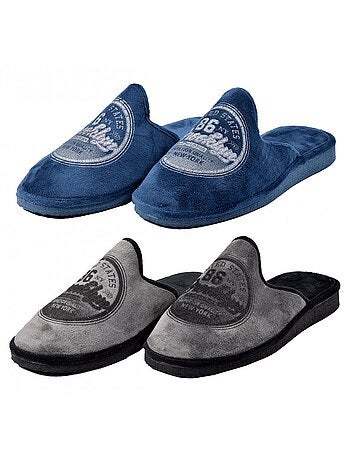 PANTOUFLE Homme PREMIUM Pack de 2