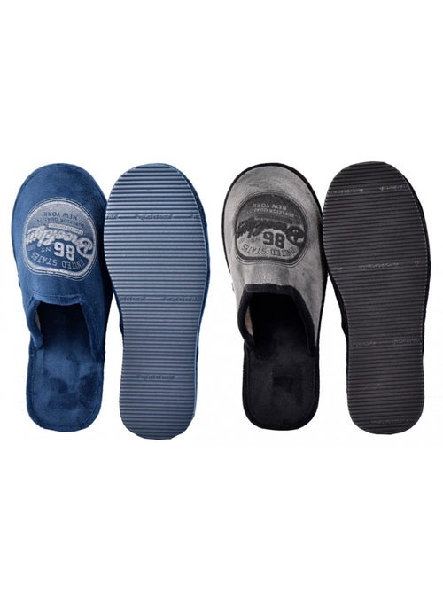 PANTOUFLE Homme PREMIUM  Pack de 2 - Kiabi