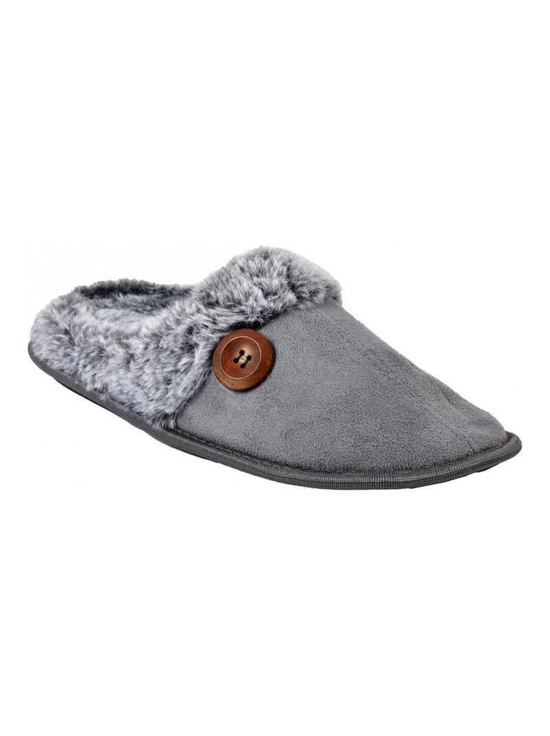 Pantoufle HOMME SUEDINE Gris - Kiabi