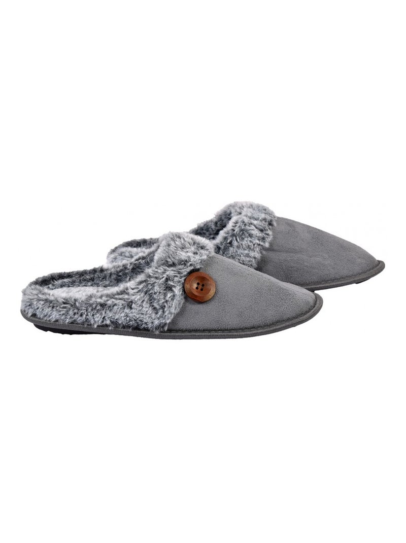 Pantoufle HOMME SUEDINE Gris - Kiabi