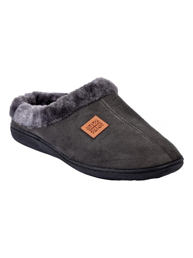 Pantoufle HOMME SUEDINE Gris - Kiabi