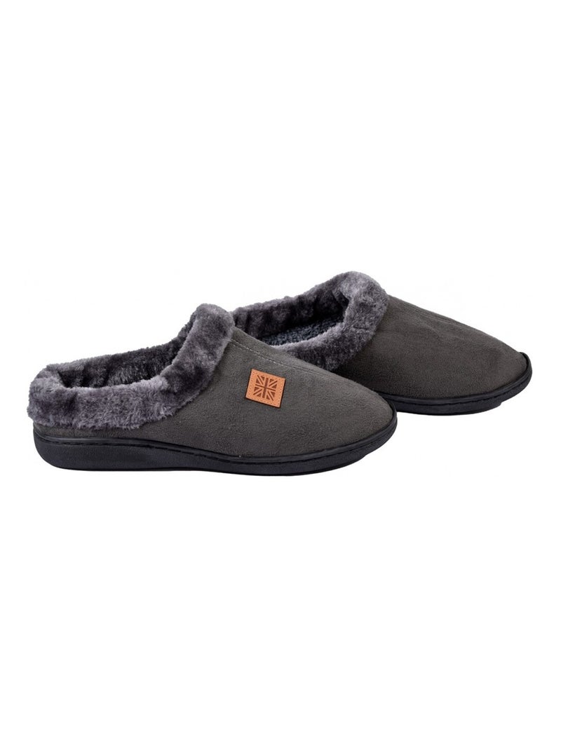 Pantoufle HOMME SUEDINE Gris - Kiabi