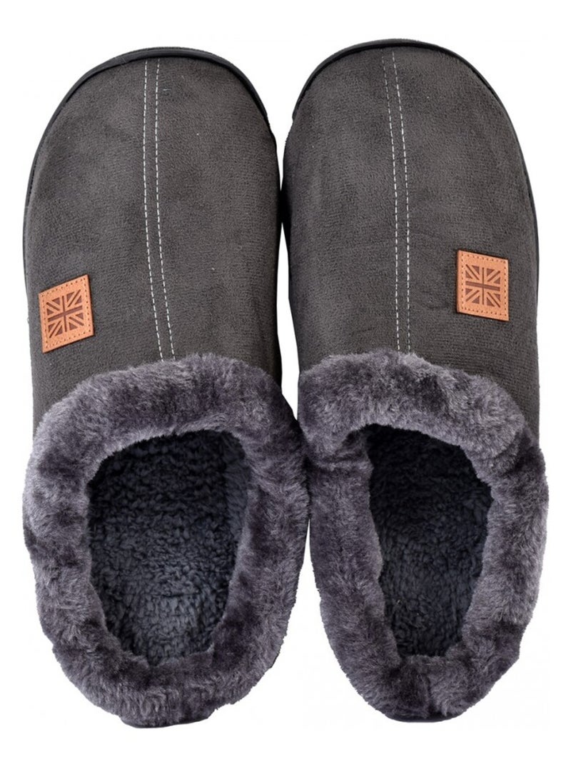 Pantoufle HOMME SUEDINE Gris - Kiabi