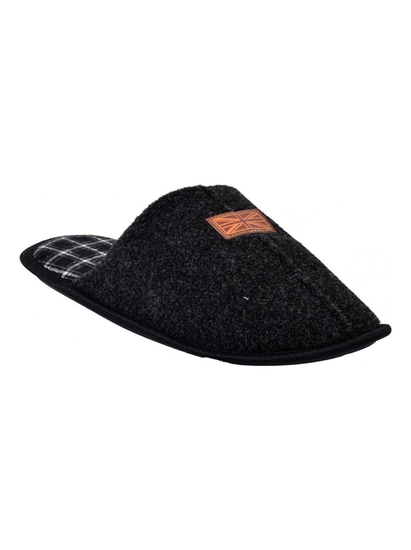 Pantoufle HOMME SUEDINE Noir - Kiabi