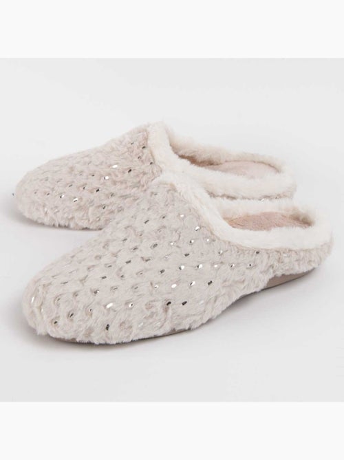 Pantoufle Tissu Montevita - Kiabi
